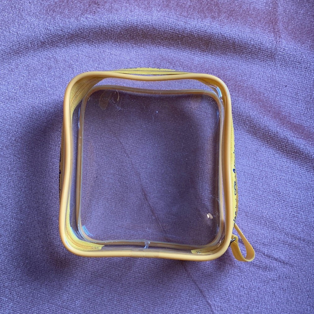Sol de Janeira clear zippered travel bag